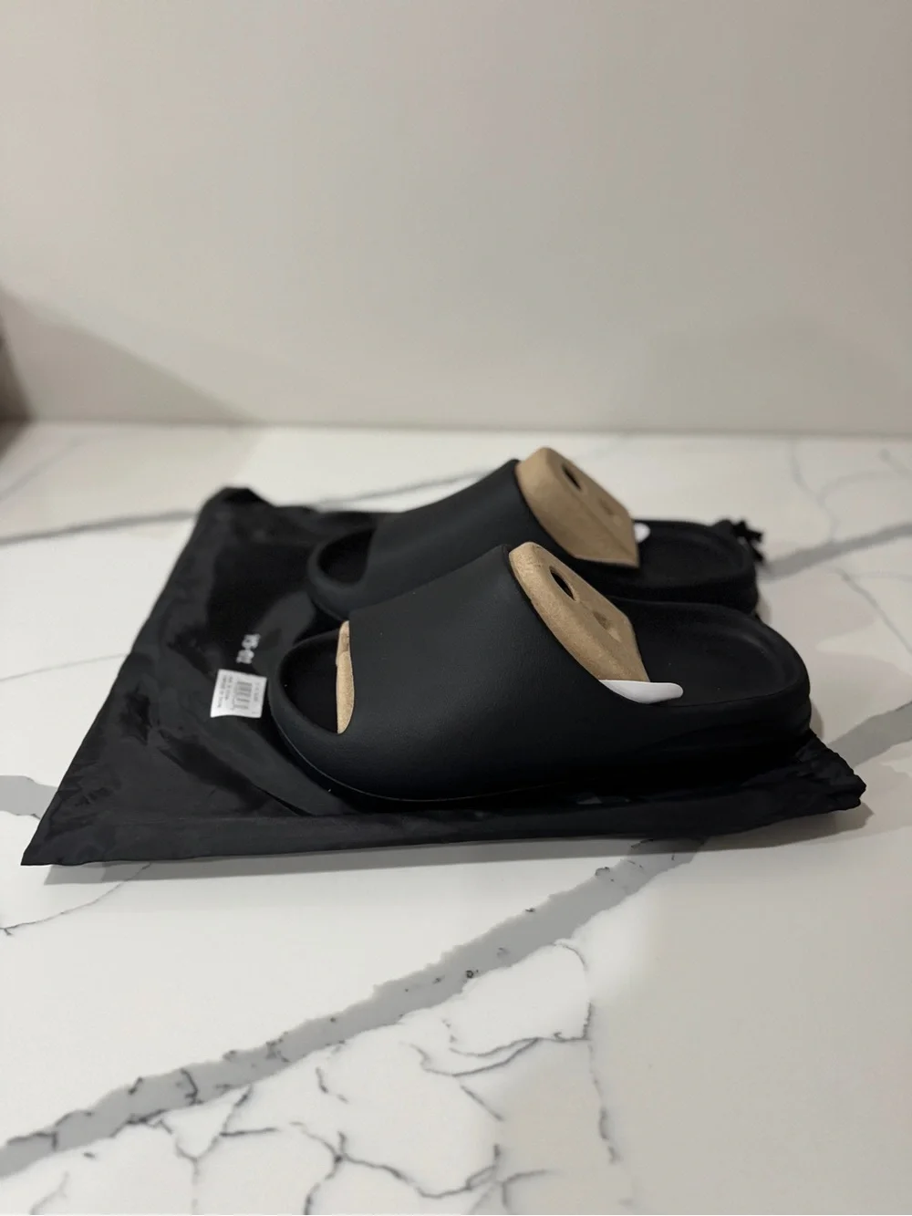 Black Slide Sandals YS-01
